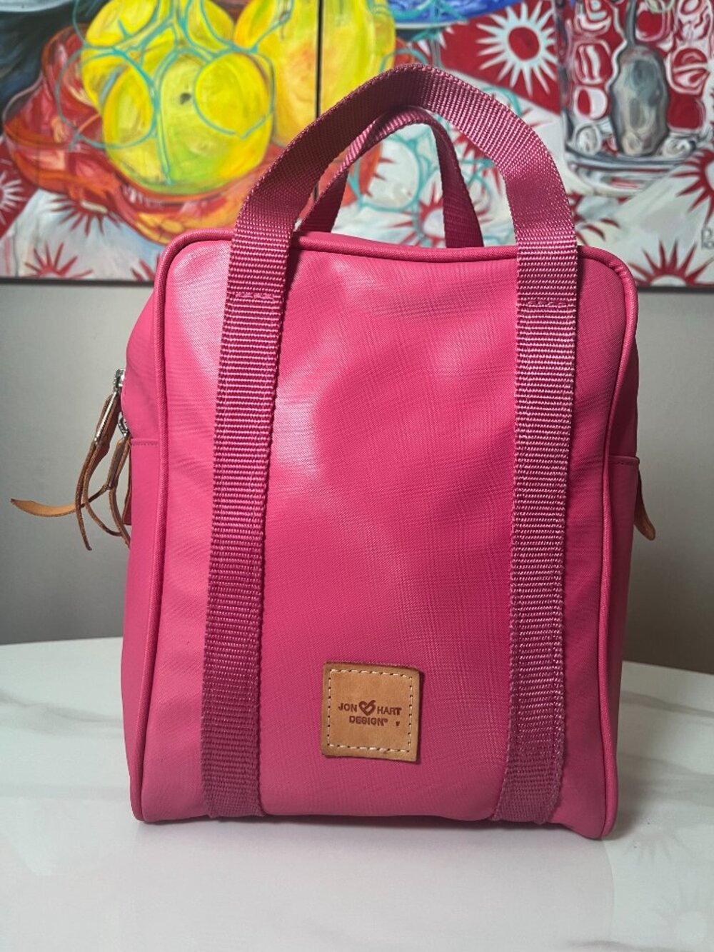 Jon Hart Design Pink Frio Lunch Tote Cooler Bag